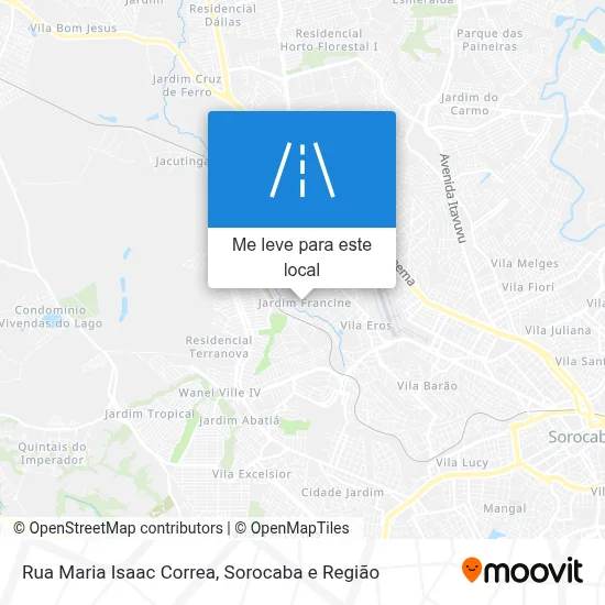 Rua Maria Isaac Correa mapa