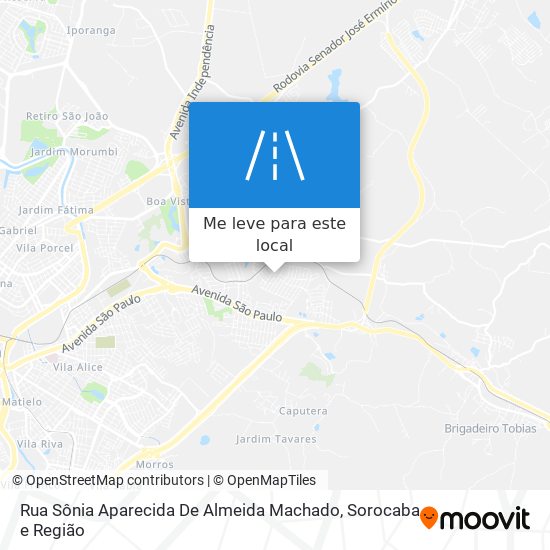 Rua Sônia Aparecida De Almeida Machado mapa