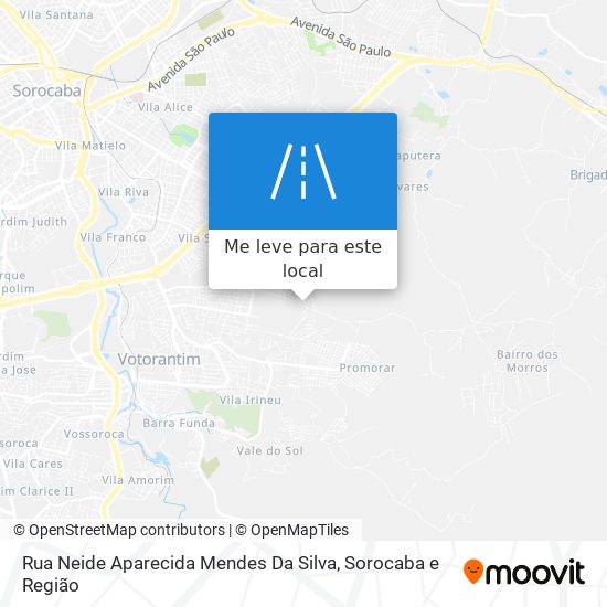 Rua Neide Aparecida Mendes Da Silva mapa