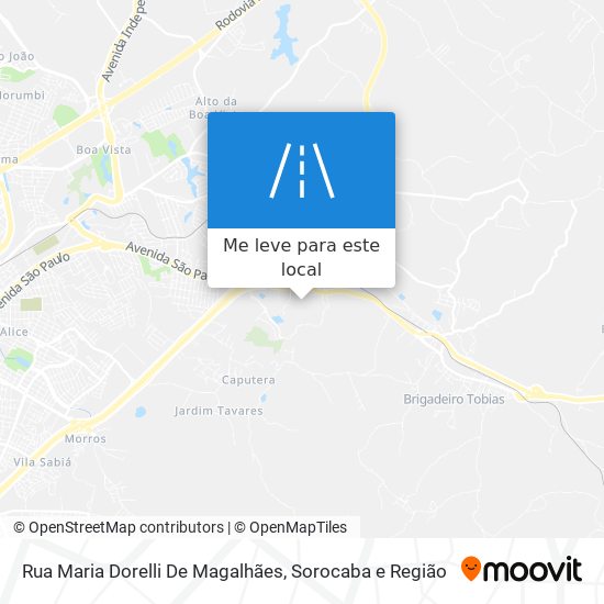 Rua Maria Dorelli De Magalhães mapa