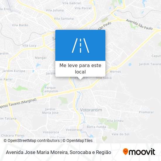 Avenida Jose Maria Moreira mapa