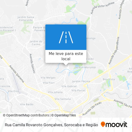 Rua Camila Rovaroto Gonçalves mapa