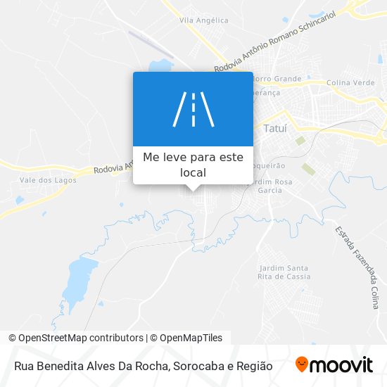 Rua Benedita Alves Da Rocha mapa