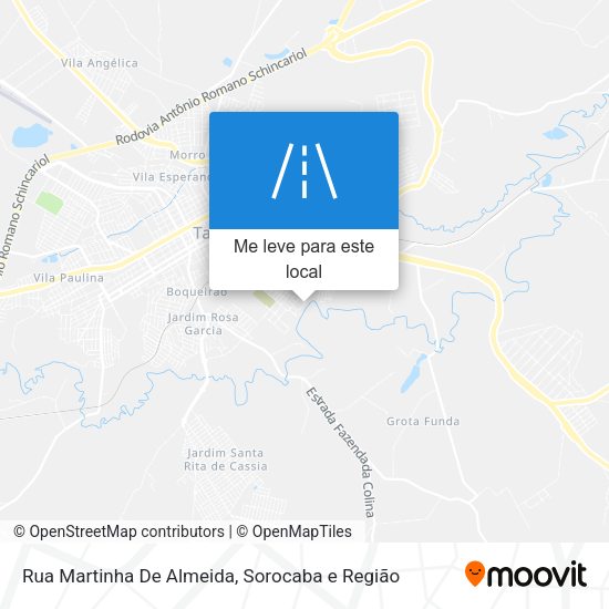 Rua Martinha De Almeida mapa