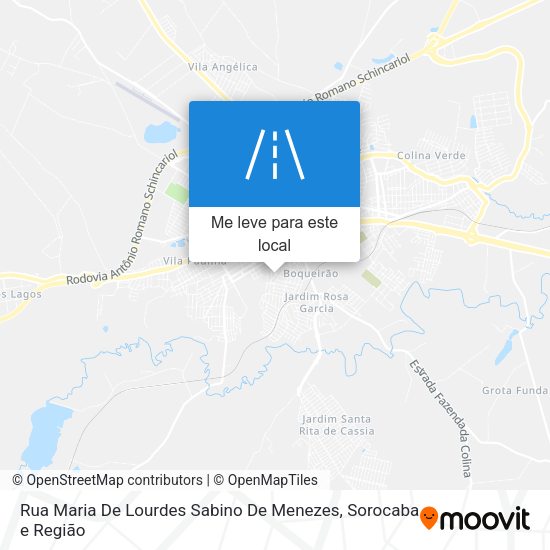 Rua Maria De Lourdes Sabino De Menezes mapa