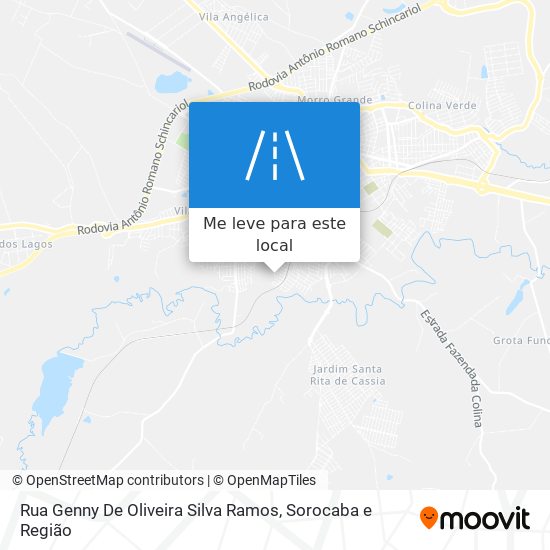 Rua Genny De Oliveira Silva Ramos mapa