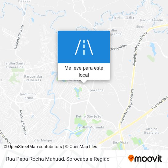 Rua Pepa Rocha Mahuad mapa