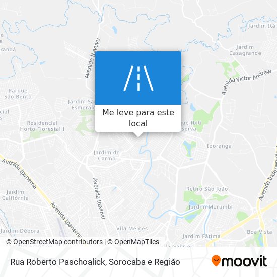 Rua Roberto Paschoalick mapa