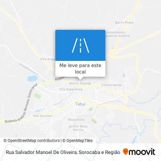 Rua Salvador Manoel De Oliveira mapa