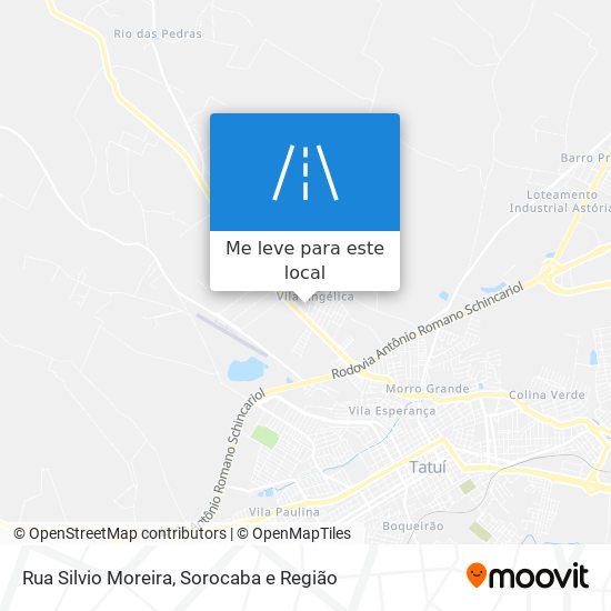 Rua Silvio Moreira mapa