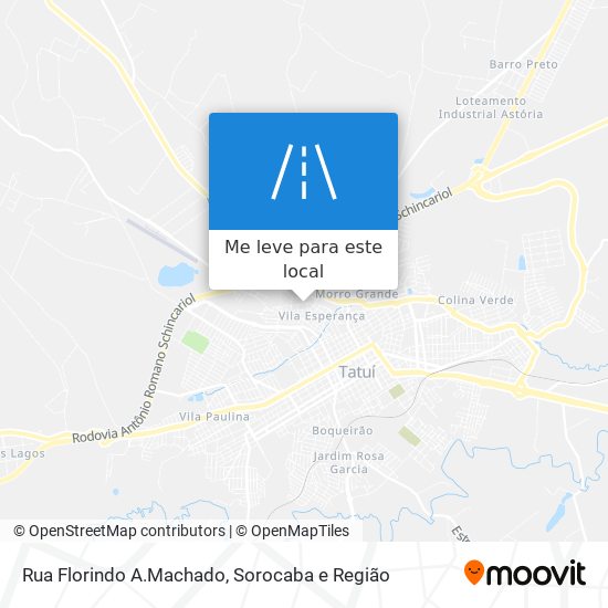 Rua Florindo A.Machado mapa