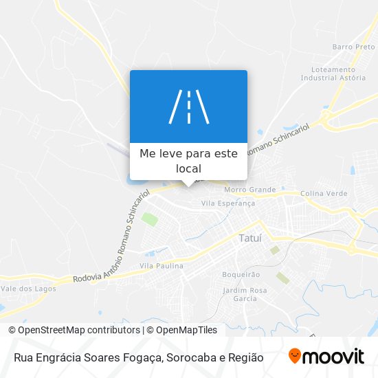 Rua Engrácia Soares Fogaça mapa