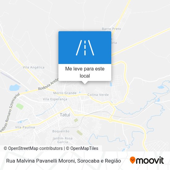 Rua Malvina Pavanelli Moroni mapa