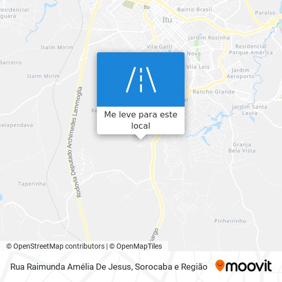 Rua Raimunda Amélia De Jesus mapa