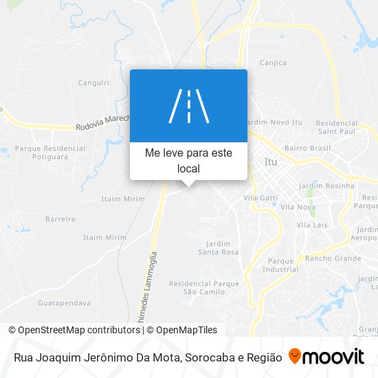 Rua Joaquim Jerônimo Da Mota mapa