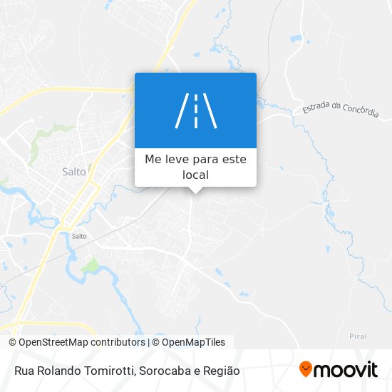 Rua Rolando Tomirotti mapa