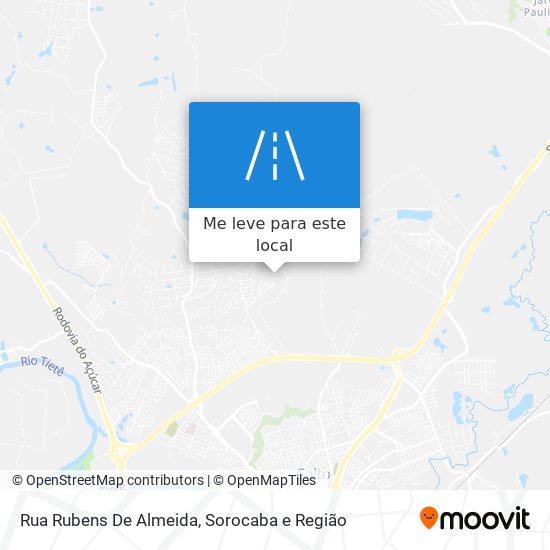 Rua Rubens De Almeida mapa