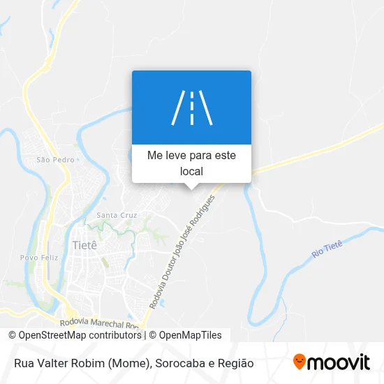 Rua Valter Robim (Mome) mapa