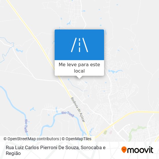 Rua Luiz Carlos Pierroni De Souza mapa