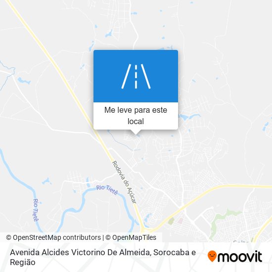 Avenida Alcides Victorino De Almeida mapa