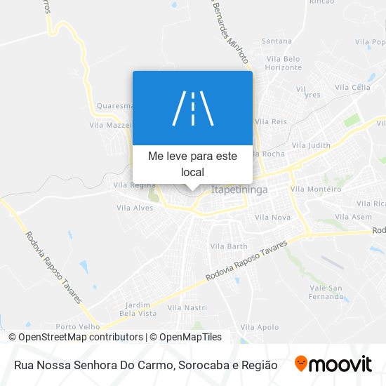 Rua Nossa Senhora Do Carmo mapa