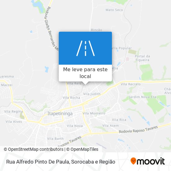 Rua Alfredo Pinto De Paula mapa