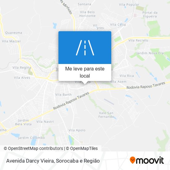 Avenida Darcy Vieira mapa