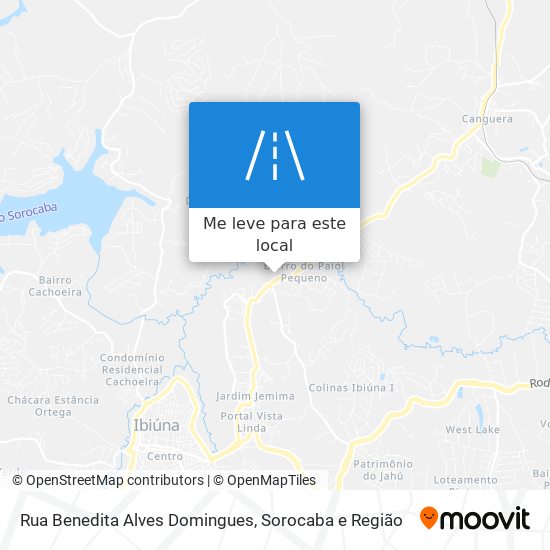 Rua Benedita Alves Domingues mapa