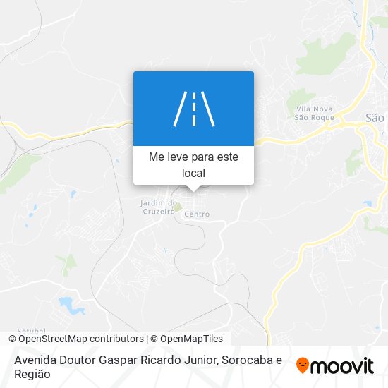 Avenida Doutor Gaspar Ricardo Junior mapa