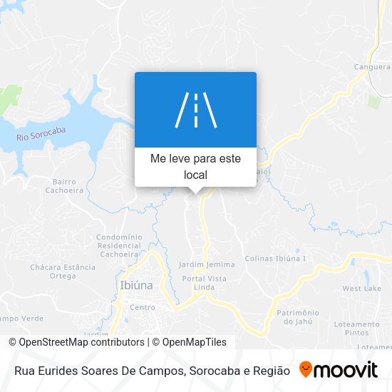 Rua Eurides Soares De Campos mapa