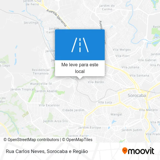 Rua Carlos Neves mapa