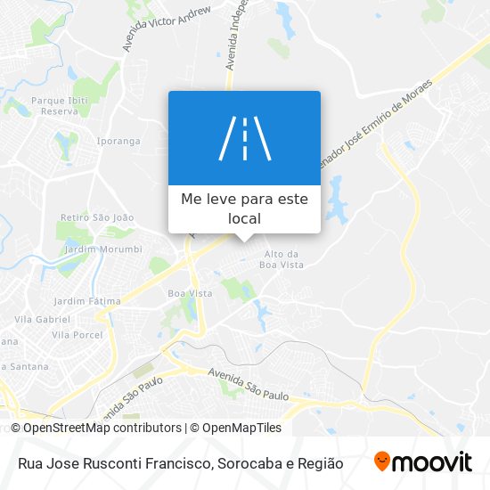 Rua Jose Rusconti Francisco mapa