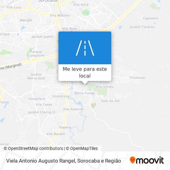 Viela Antonio Augusto Rangel mapa