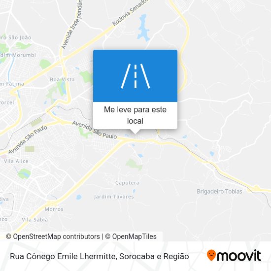 Rua Cônego Emile Lhermitte mapa
