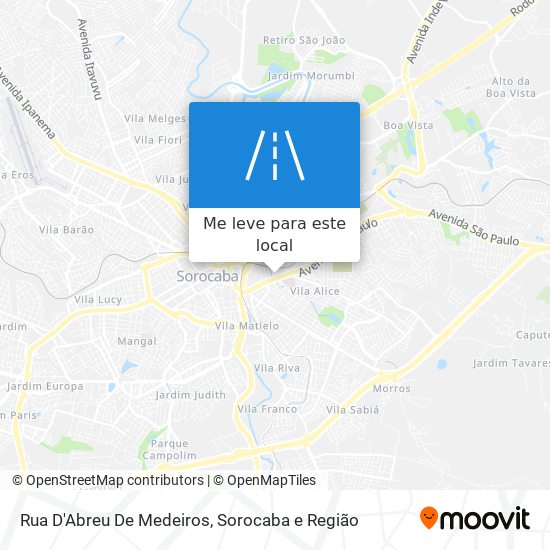 Rua D'Abreu De Medeiros mapa