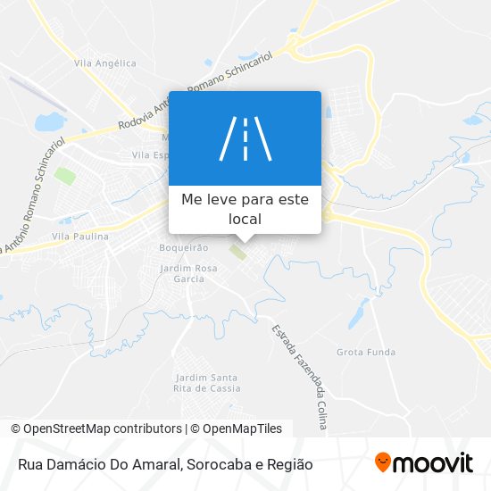 Rua Damácio Do Amaral mapa