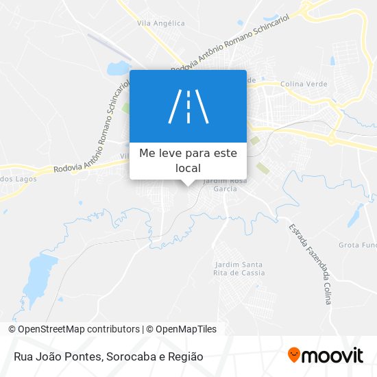 Rua João Pontes mapa