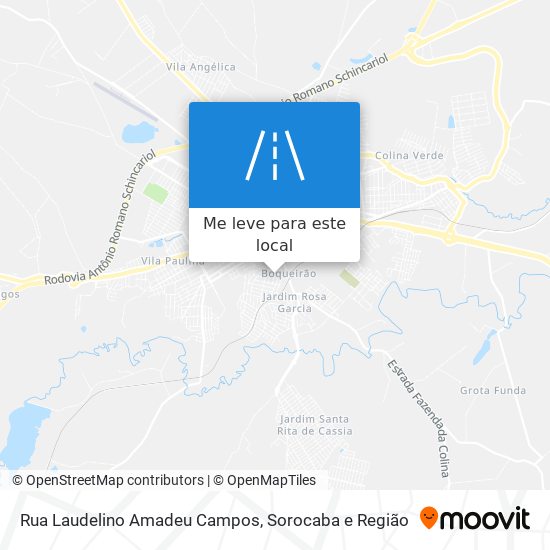 Rua Laudelino Amadeu Campos mapa