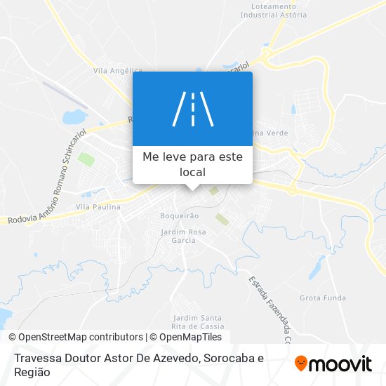 Travessa Doutor Astor De Azevedo mapa