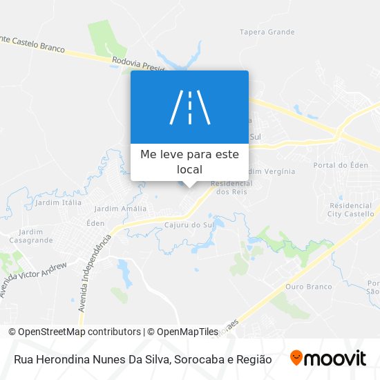 Rua Herondina Nunes Da Silva mapa