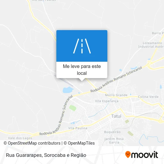 Rua Guararapes mapa