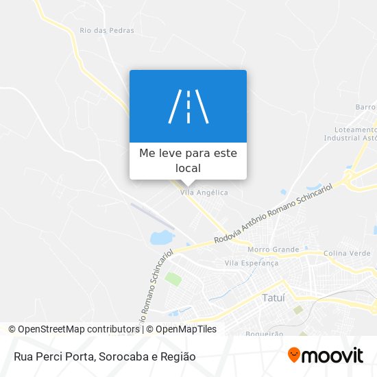 Rua Perci Porta mapa