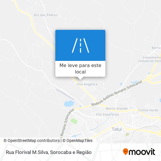 Rua Florival M.Silva mapa