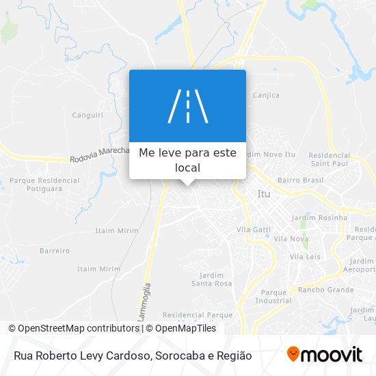 Rua Roberto Levy Cardoso mapa