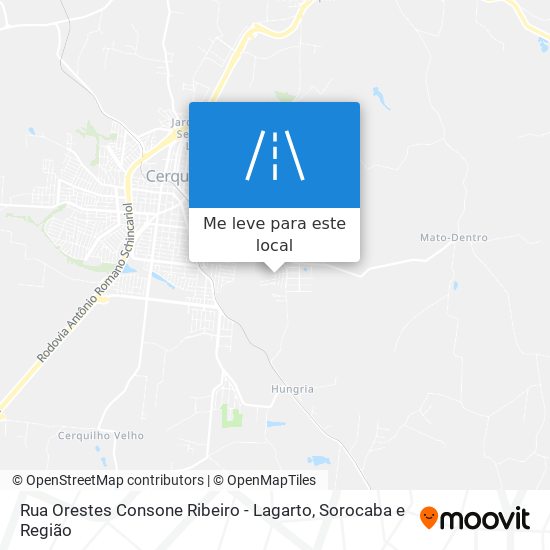 Rua Orestes Consone Ribeiro - Lagarto mapa