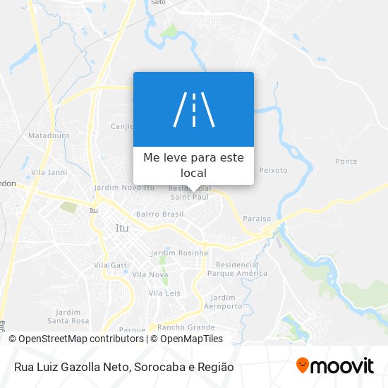 Rua Luiz Gazolla Neto mapa