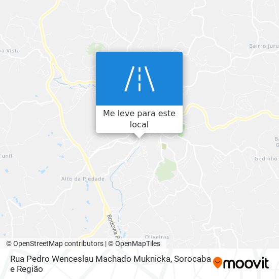 Rua Pedro Wenceslau Machado Muknicka mapa