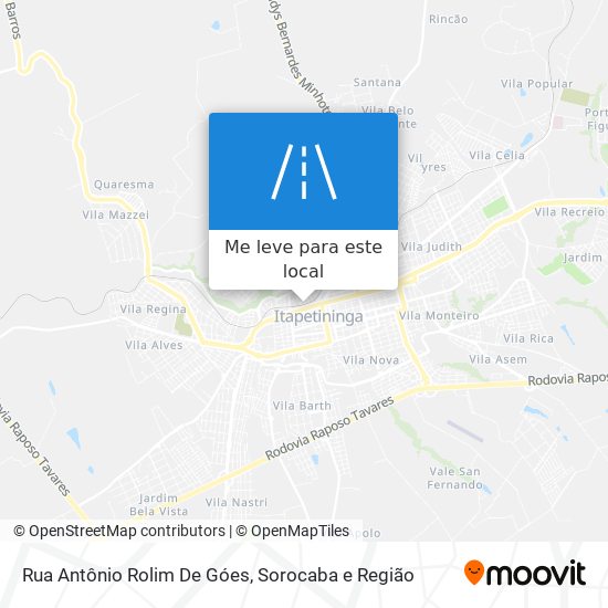 Rua Antônio Rolim De Góes mapa