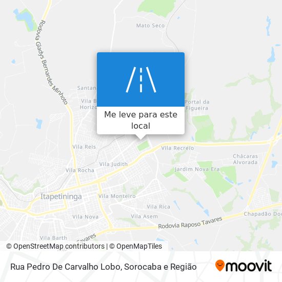 Rua Pedro De Carvalho Lobo mapa