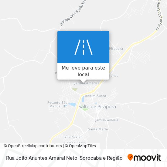 Rua João Anuntes Amaral Neto mapa